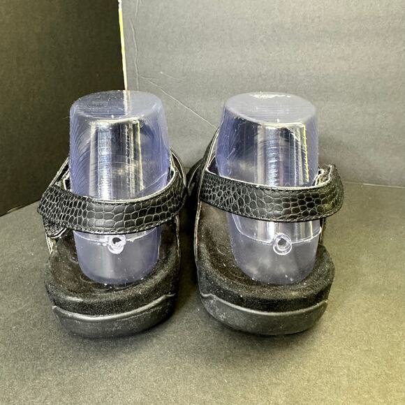 Vionic Womens size 8 Amber Black Comfort Croc Jeweled Strappy Slingback Sandals - Picture 12 of 12